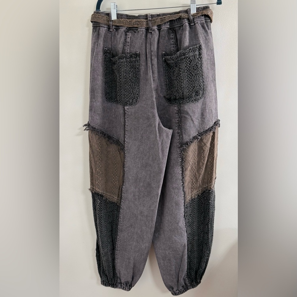 Oli & Hali Women's Patchwork Pants - Picture 4 of 6